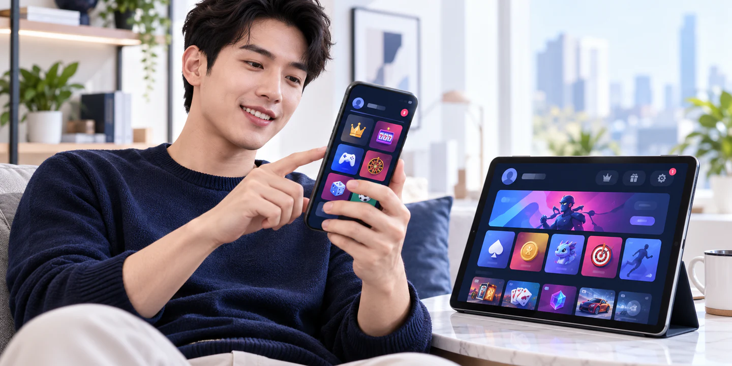 APP W188: game và tài khoản trên điện thoại khi đọc điều kiện